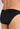Close-up view of a men model wearing HO black  Swim Micro Briefs