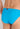 Close-up view of a men model wearing HO turquoise  Swim Micro Briefs