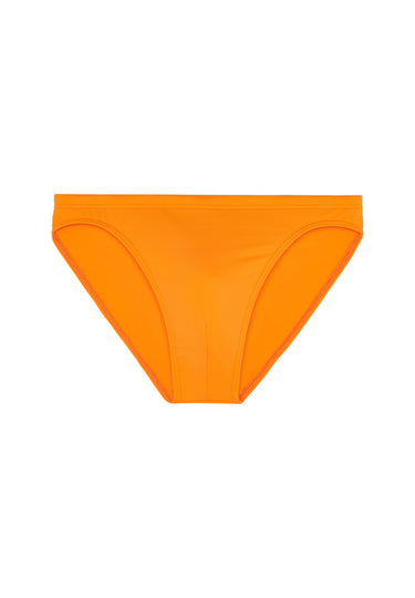 Front cutout view of HO orange  Swim Micro Briefs