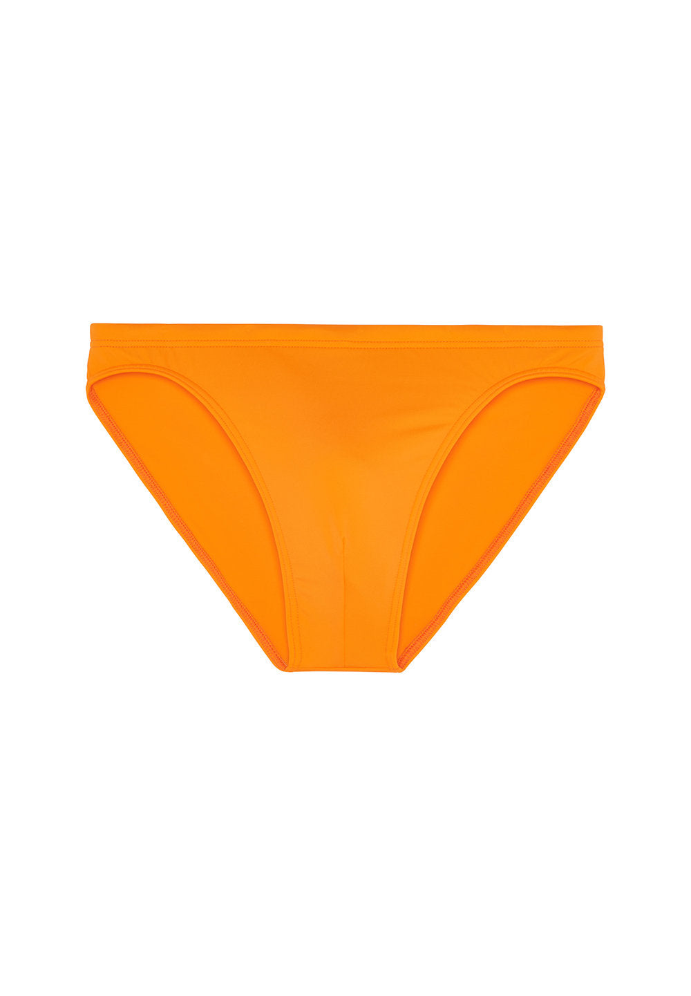 Front cutout view of HO orange  Swim Micro Briefs