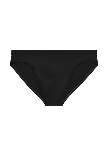Front cutout view of HO black  Swim Mini Briefs
