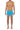 General view of a men model wearing HO turquoise  Swim Shorts