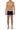 Full-body view of a men model wearing HO navy  Swim Shorts