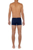 General view of a men model wearing HO navy  Swim Shorts