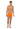 Full-body view of a men model wearing HO orange  Swim Shorts