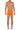 General view of a men model wearing HO orange  Swim Shorts