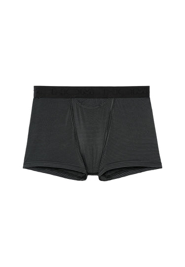 Front cutout view of HO black modal/viscose/tencel Boxer Briefs HO1