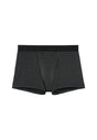Front cutout view of HO black modal/viscose/tencel Boxer Briefs HO1