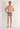 Full-body view of a men model wearing HO navy modal/viscose/tencel Boxer Briefs HO1