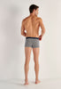 General view of a men model wearing HO navy modal/viscose/tencel Boxer Briefs HO1