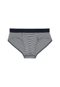 Front cutout view of HO navy modal/viscose/tencel Briefs HO1