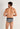 Back view of a men model wearing HO navy modal/viscose/tencel Briefs HO1