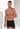 Front view of a men model wearing HO black  Boxer Briefs