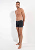 General view of a men model wearing HO black  Boxer Briefs