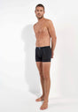 General view of a men model wearing HO black  Boxer Briefs