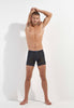 General view of a men model wearing HO black  Boxer Briefs