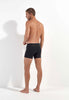 General view of a men model wearing HO black  Boxer Briefs