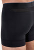 General view of a men model wearing HO black  Boxer Briefs