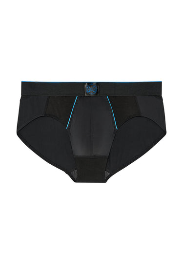 Front cutout view of HO black  Mini Briefs