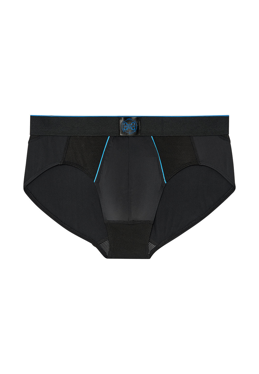Front cutout view of HO black  Mini Briefs