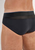 General view of a men model wearing HO black  Mini Briefs