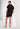 General view of a men model wearing HO black  Tee-Shirt Crew Neck