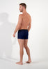 General view of a men model wearing HO navy  Boxer Briefs