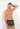 Front view of a men model wearing HO khaki green  Boxer Briefs