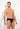 Front view of a men model wearing HO black  Mini Briefs