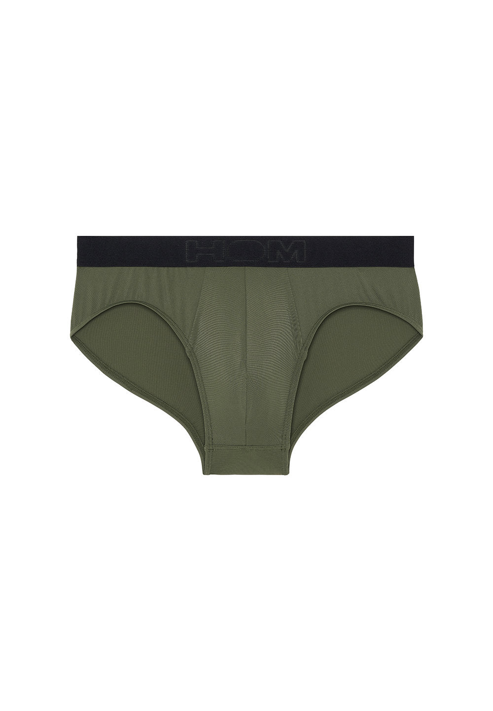 Front cutout view of HO khaki green  Mini Briefs