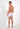 General view of a men model wearing HO white cotton Comfort Boxer Briefs