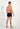 General view of a men model wearing HO black cotton Comfort Boxer Briefs