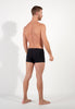 General view of a men model wearing HO black cotton Comfort Boxer Briefs