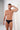 Front view of a men model wearing HO black cotton Comfort Micro Briefs