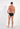 General view of a men model wearing HO black cotton Comfort Micro Briefs