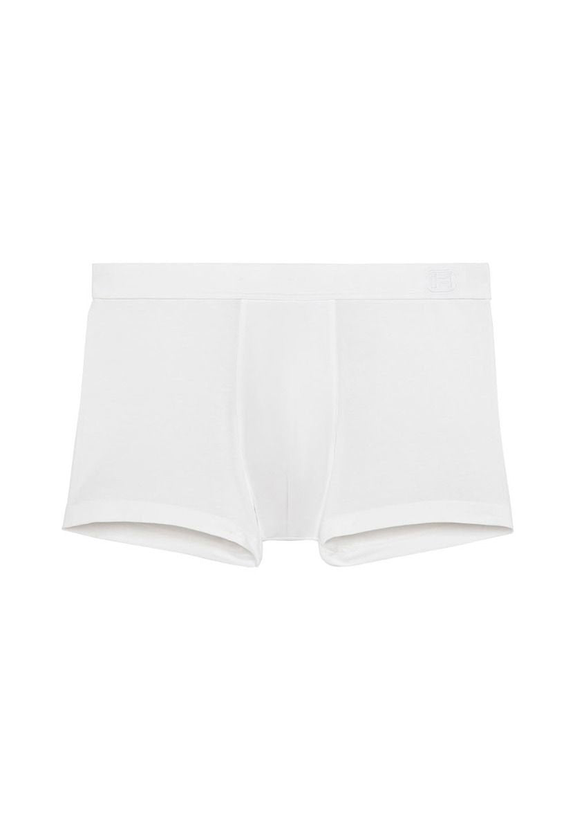 Front cutout view of HO white cotton Comfort Boxer Briefs
