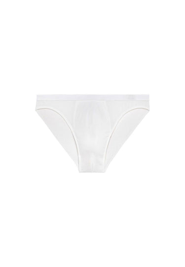 Front cutout view of HO white cotton Comfort Micro Briefs