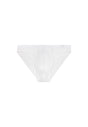 Front cutout view of HO white cotton Comfort Micro Briefs