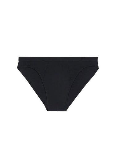 Front cutout view of HO black cotton Comfort Micro Briefs