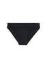 Front cutout view of HO black cotton Comfort Micro Briefs