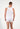 Back view of a men model wearing HO white cotton Tanktop