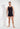 Full-body view of a men model wearing HO black cotton Tanktop