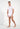 Full-body view of a men model wearing HO white cotton Tee-Shirt Crew Neck