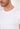 Close-up view of a men model wearing HO white cotton Tee-Shirt Crew Neck