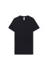 Front cutout view of HO black cotton Tee-Shirt Crew Neck