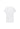 Front cutout view of HO white cotton Tee-Shirt V Neck