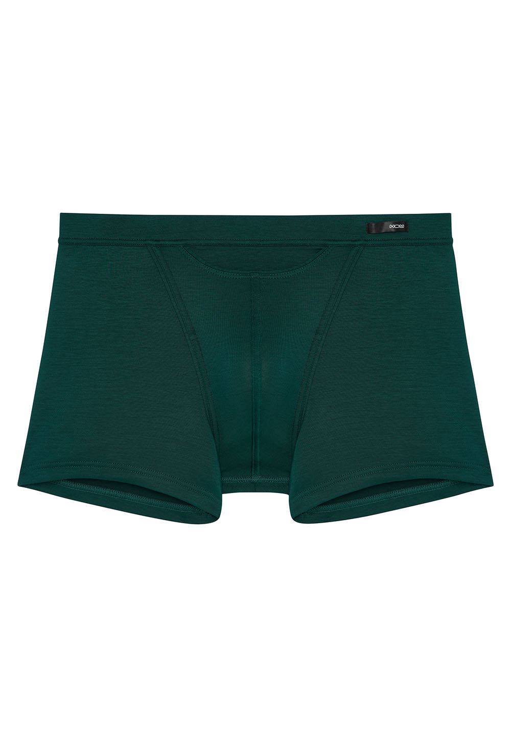 Front cutout view of HO dark green modal/viscose/tencel Comfort Boxer Briefs HO1