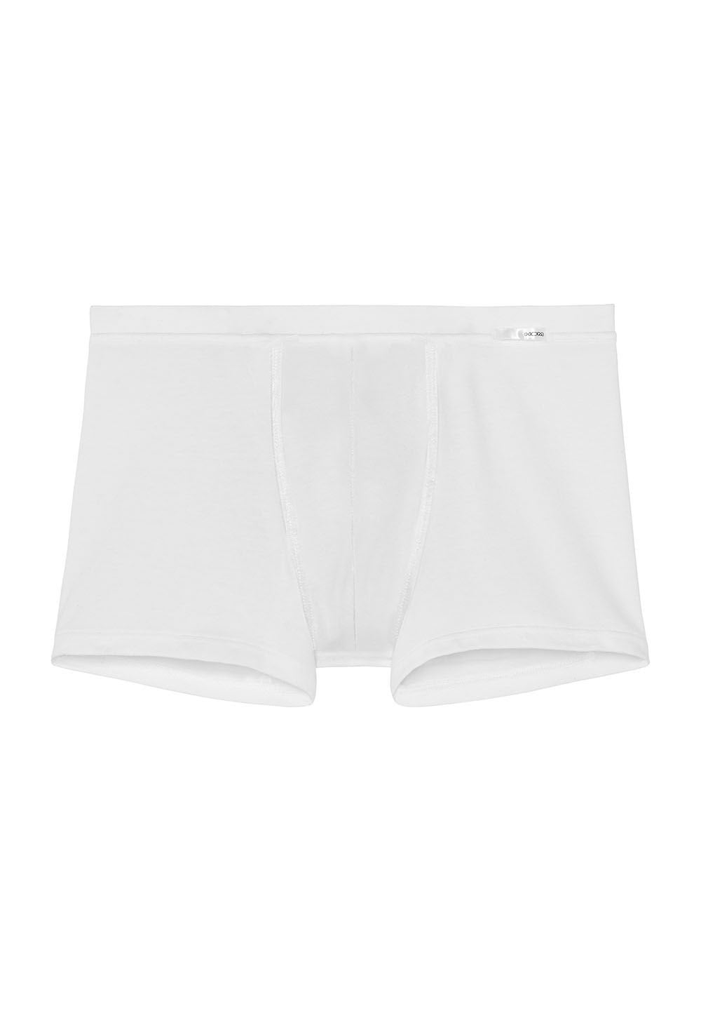 Front cutout view of HO white modal/viscose/tencel Comfort Boxer Briefs