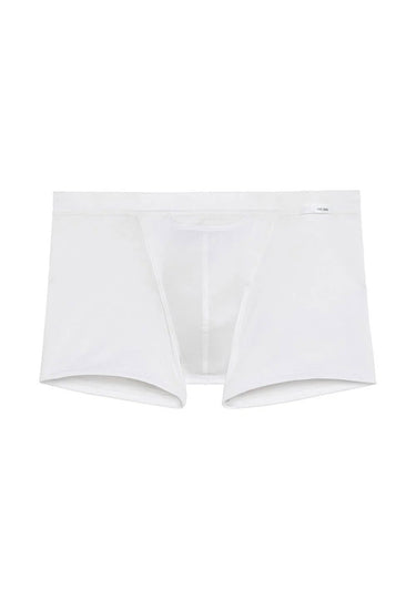 Front cutout view of HO white modal/viscose/tencel Comfort Boxer Briefs HO1