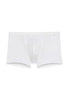 Front cutout view of HO white modal/viscose/tencel Comfort Boxer Briefs HO1